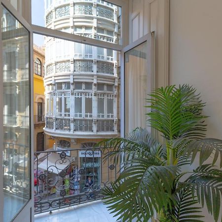 Luminoso Apartamento De Dos Habitaciones Con Vistas A Las Catedral Málaga Exteriör bild