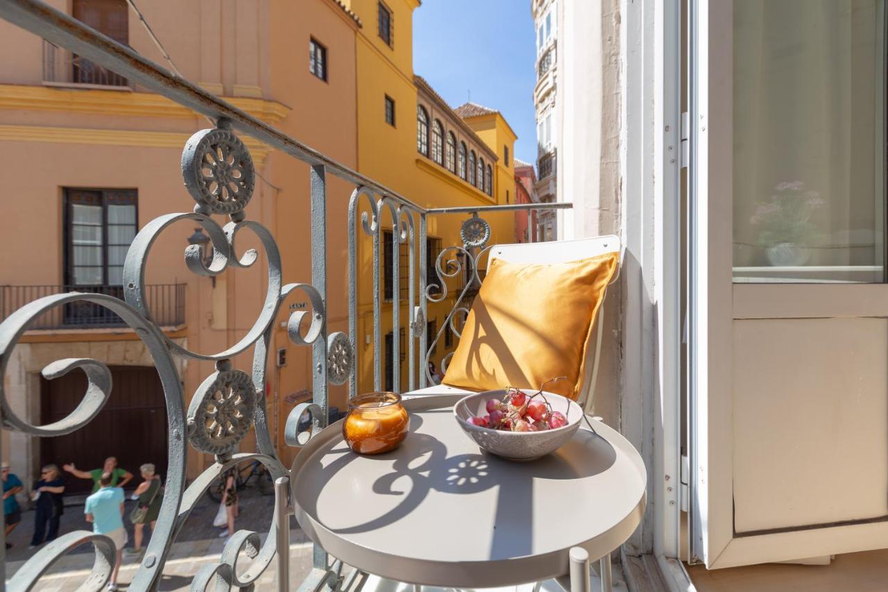 Luminoso Apartamento De Dos Habitaciones Con Vistas A Las Catedral Málaga Exteriör bild