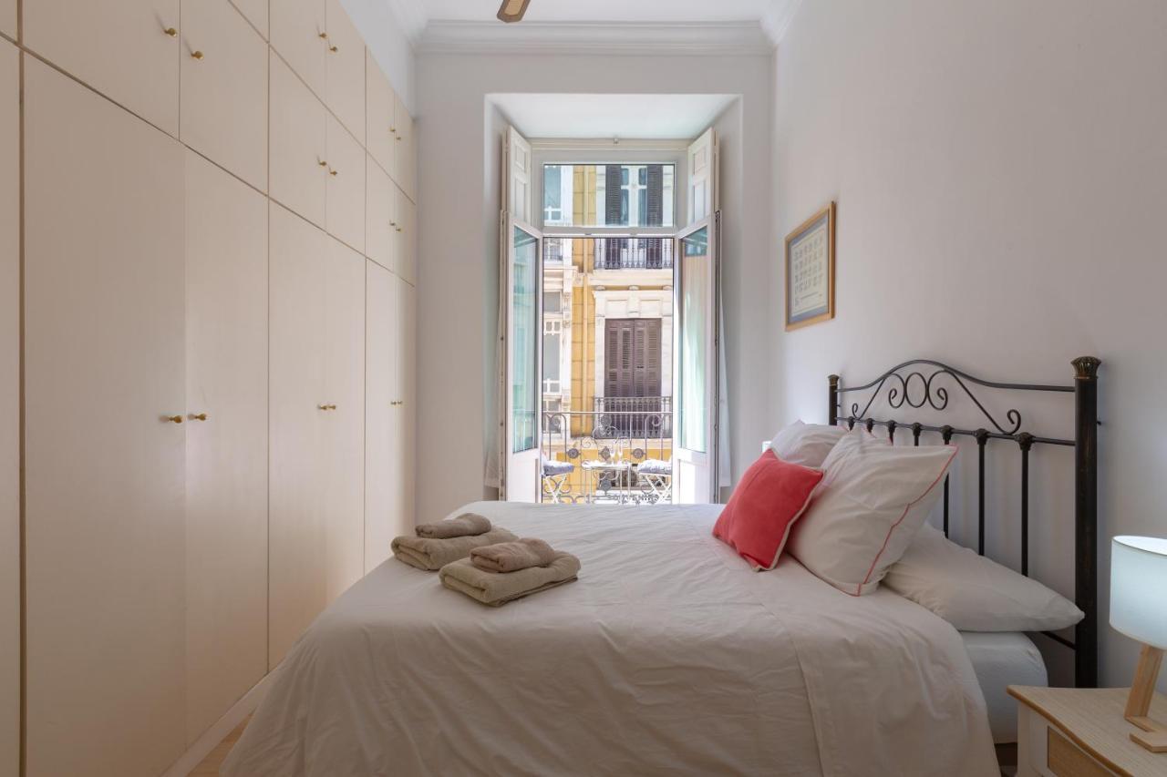 Luminoso Apartamento De Dos Habitaciones Con Vistas A Las Catedral Málaga Exteriör bild